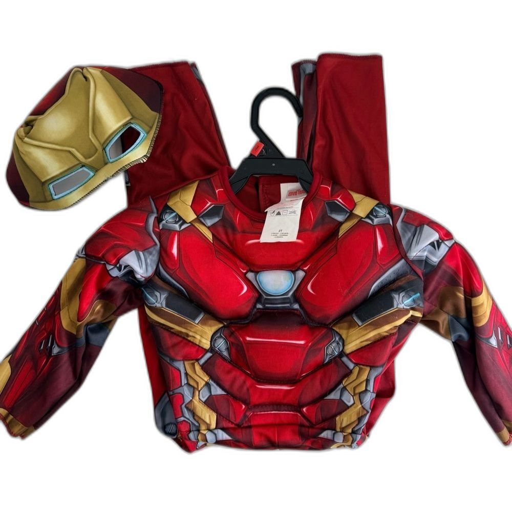 Rubie's Marvel Iron Man Civil War Toddler 2T Muscle Costume Mask Halloween